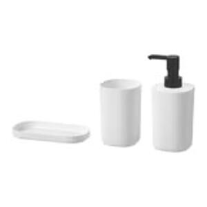 IKEA STORAVAN White 3-Piece Bathroom Set Stylish Upgrade for Your Sink